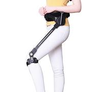 Andador de una sola pata, Ayuda for caminar con cuerpo biónico, ayuda for miembros inferiores, for ajustable elevación de piernas for adultos mayores(Left Led,M)