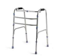 Andador en Silla de Ruedas Andador para Ancianos Cuatro Esquinas Bastón para Andador de Cuatro Patas Andador Plegable liviano de Acero Inoxidable Bastón Antideslizante con Hospital