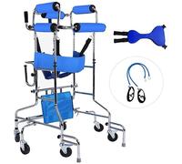 Andador, equipo de rehabilitación para el entrenamiento de las extremidades inferiores plegable para pacientes hemipléjicos y ancianos, marco con altura y ancho ajustables