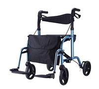 Andador estándar, andador plegable de aluminio, carrito portátil para ancianos, carrito de compras, andador de diseño ergonómico, regalo