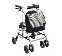 Andador estándar autopropulsado, carrito de compras portátil, carrito de compras para comestibles, andador plegable para personas mayores, regalo para el coche ergonómico para caminar