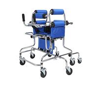 Andador estándar con 8 ruedas redondas y ajuste de altura y ancho para entrenamiento de rehabilitación para niños