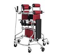 Andador estándar de 100 kg/220 libras para ancianos, andador de ocho ruedas con altura del asiento, ancho ajustable, soporte de rehabilitación para adultos