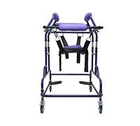 Andador estándar de 110 kg con 4 ruedas y asiento de rehabilitación para adultos con discapacidad