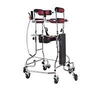 Andador estándar de 200 kg/440 libras, ayuda para ancianos, andador con 8 ruedas y asiento de rehabilitación, ajuste de ancho de altura para personas mayores
