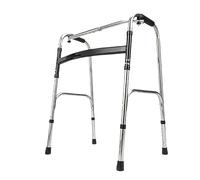 Andador estrecho 2 en 1 para espacios pequeños, andador estándar plegable con brazos y reposapiés cómodos, ligero, para personas mayores