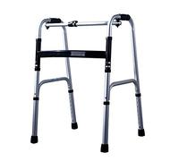 Andador, estructura para caminar, ayudas plegables para caminar Andadores livianos con ruedas de aluminio y altura ajustable con 2 ruedas Asiento de ducha para personas mayores Andador con movilidad