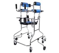 Andador for adultos con hemiplejia, rehabilitación, marco de pie, antirreclinación, entrenamiento de miembros inferiores, altura ajustable.