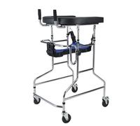 Andador Infantil Estándar Con Asiento Y Cojín Altura Ajustable Plegable For Ejercicios De Rehabilitación Asistida