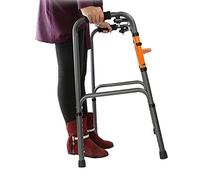 Andador ligero con asa, andador vertical portátil plegable para personas mayores para interiores y exteriores, altura ajustable Hola