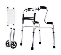 Andador Médico Compacto Para Adultos, Con Ruedas, Andador Plegable Ligero De Aluminio, Interesante