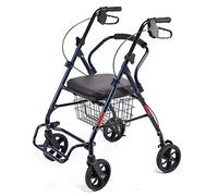 Andador para ancianos Andador Andador Asiento/Andador Andador Plegable De 4 Rodillos, Plegable, Marco De Hierro Durable Soporta Personas Mayores Comprar Andador Ligero