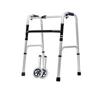 Andador para ancianos Andador con ruedas Andador ligero para personas mayores, Andador plegable de aluminio Altura ajustable Andadores estándar