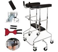 Andador Para Ancianos Andador Con Ruedas Para Personas Mayores, Ajustable, 8 Ruedas, Asistencia Para Ejercicios Para Personas Mayores Y Discapacitadas, Para Estar De Pie Y Caminar.