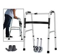 Andador Para Ancianos Andador Con Ruedas Para Personas Mayores, Ayuda Para Ponerse De Pie, Vertical Para Personas Altas, Plegable De Lujo Para Personas Con Discapacidad/Ayudas De Movilidad,