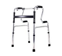 Andador para ancianos Andador de aleación de aluminio, andador auxiliar plegable ligero, andador de cuatro patas, bastón antideslizante con Hospital