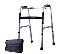 Andador para ancianos Andador plegable de aluminio ligero sin ruedas: altura ajustable, ayudas para la movilidad, andador con ruedas