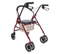 Andador para Ancianos, Andador Rollator, Freno doble de 4 ruedas for movilidad, ayudas for caminar, utilizado for personas mayores que caminan