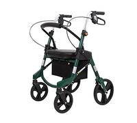 Andador para Ancianos, Andador Rollator, Portátil y plegable, con asiento y reposapiés, se puede utilizar for ir de compras, ir de compras,