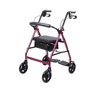 Andador para ancianos Andadores con ruedas Andador con ruedas Andador con ruedas de aluminio plegable con ruedas Ayudas para la movilidad plegables para personas mayores Pasamanos ajustable de 8 nivel
