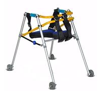 Andador para ancianos Andadores con Ruedas Andador Plegable Ligero para niños, para parálisis Cerebral de bebés/niños, Fractura, Entrenamiento de rehabilitación de Extremidades Inferiores, Andador con