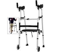 Andador para ancianos Andadores con ruedas Andadores con ruedas Andador estándar plegable Altura ajustable Ayuda para la movilidad para caminar para personas mayores Auxiliar de rehabilitación liviano