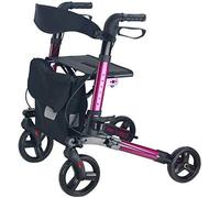Andador para ancianos Andadores con ruedas Andadores para personas mayores Andador, Silla de ruedas, Rehabilitación para personas mayores, Personas mayores, Andador ligero plegable con asiento | Silla