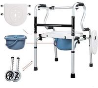 Andador para ancianos Andadores con ruedas Andadores para personas mayores Andador, silla de ruedas, rehabilitación para personas mayores, personas mayores, andador de aluminio liviano, andador con ru
