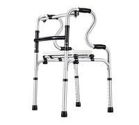 Andador para ancianos Andadores con ruedas Sin ruedas Andador estándar ligero con asiento, ayuda para caminar para personas mayores, andadores/sillas de ducha portátiles plegables médicos de altura aj
