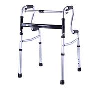 Andador para Ancianos,Andadores para Personas Mayores Andadores estándar Plegables de Altura Ajustable Andador de aleación de Aluminio para Ancianos,Persona discapacitada Lleno de Estrellas