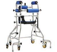 Andador para Ancianos,Bastón, Silla de Ruedas Andador para Adultos Andador para Ancianos Equipo de Entrenamiento de Rehabilitación Miembro Inferior Asistido Marco para Caminar en Carretera,