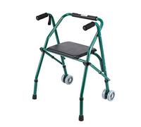 Andador para ancianos Marcos para caminar estándar Ayudas para caminar Marcos de aluminio livianos Andador con ruedas plegable para personas mayores con asiento y ruedas Ayuda de movilidad con ruedas