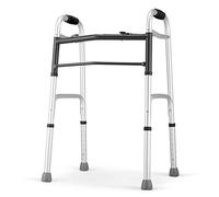 Andador para Ancianos,Práctico andador para personas mayores, bastón multifuncional, andador auxiliar de 4 pies, material de aleación de aluminio, plegable para personas mayores, caminata as