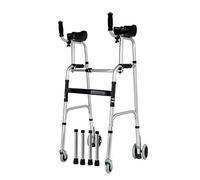Andador para ancianos, Rollator Mobility Walker, Marcos estándar caminando caminante rodante con 4 ruedas Rollator plegable for personas mayores ancianos: auxilante ayudante de peso ligero de hasta 44