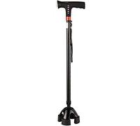 Andador para ancianos, Rollator Mobility Walker, Muletas La iluminación multifunción de la aleación de aleación de aluminio puede