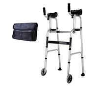 Andador para ancianos, Rollator Mobility Walker, Old Man Stand Standing Discapaced, pacientes obesos altura de marco de caminata Ajustable(Size:#2)