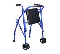 Andador para ancianos, Rollator Mobility Walker, Rollator Walker, marco for caminar con soporte trasero Ayuda de movilidad acolchada Ayuda altura ajustable for personas mayores livianas con ruedas