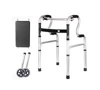 Andador para ancianos, Rollator Mobility Walker, Rollator Walker Walkers Standard Walkers for Seaiors Plegable Ayuda de movilidad Ayuda Ayuda Ajamática de caminata ligera ajustable(Color:A)