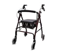 Andador para ancianos, Rollator Mobility Walker, Walheels Walker de ruedas for caminar por la transmisión de la transmisión de la transmisión de la transmisión con sistema de doble freno, altura de ca