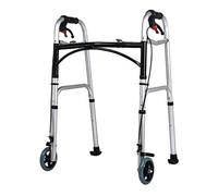 Andador para ancianos, Rollator Mobility Walker, Walker de viaje plegable de Rollator for personas mayores, con Wheels Compact Walker Ajustable Atentable con marco de caminata de aluminio de arbusto d
