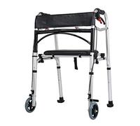 Andador para ancianos, Rollator Mobility Walker, Walker de viaje plegable de Rollator for personas mayores, con Wheels Compact Walker Ajustable Atentable con marco de caminata de aluminio de arbusto d