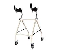 Andador para ancianos, Rollator Mobility Walker, Walker liviano con soporte de rodilla, Ayuda Ultra Mobility Four Wheels, Drive Medical Rollator Marco de caminar altura ajustable