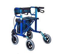 Andador para ancianos Rollator Walker Mobility Rollators con asiento, andador con ruedas, ayuda para caminar, altura ajustable plegable con frenos y bolsa de transporte