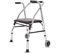 Andador para ancianos Silla de Ruedas, Rehabilitación para Personas Mayores,Personas Mayores,Libertad &Amp; Movilidad &erio; Andador ligero plegable de aluminio con ruedas