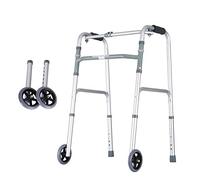 Andador para caminar Andador plegable compacto Andador de ayuda para la movilidad, altura ajustable, andador médico con agarre cómodo, ideal para personas mayores discapacitadas, F (F)