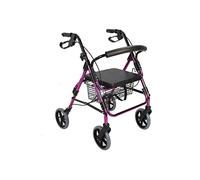 Andador para caminar, silla de ruedas liviana, ayuda para la movilidad, andador con ruedas, andador de movilidad, andador plegable y liviano con asiento, 4 ruedas, aleación de aluminio, ayuda par