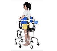 Andador para niños con parálisis Cerebral, 6 Ruedas, Altura Ajustable, Andador de rehabilitación Infantil, Andador con Ruedas.