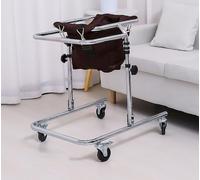 Andador para Niños con Parálisis Cerebral, Altura Ajustable, Adecuado para Altura 31«- 47», Andador con Bipedestador de Rehabilitación Andador para Discapacitados(Brown)