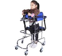 Andador para Niños con Parálisis Cerebral, Andador de Rehabilitación Infantil,6 Ruedas, Asiento Ajustable, para Altura 79-119 cm