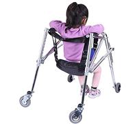 Andador para niños con parálisis cerebral, andador médico plegable ajustable con ruedas, para niños con discapacidad y hospitales.(C(58-75cn))